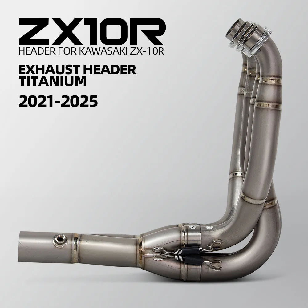 Motorcycle Escape Front Pipe Titanium Header Tube Kit Compatible Original Exhaust Muffler For Kawasaki ZX10R ZX-10R 2021-2025
Motorcycle Escape Front Pipe Titanium Header Tube Kit Compatible Original Exhaust Muffler For Kawasaki ZX10R ZX-10R 2021-2025