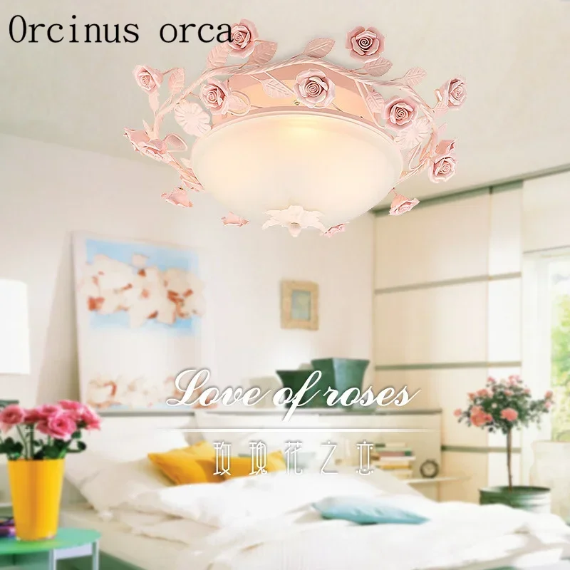 Korean style flowers ceiling lamp living room bedroom balcony Princess Room modern European simple romantic LED ceiling lamp
Korean style flowers ceiling lamp living room bedroom balcony Princess Room modern European simple romantic LED ceiling lamp