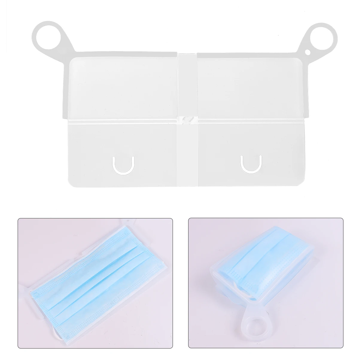2pcs Portable Silicone Storage Box Outdoor Masks Box Face Cover Storage Holder for Women Men (White)
2pcs Portable Silicone Storage Box Outdoor Masks Box Face Cover Storage Holder for Women Men (White)