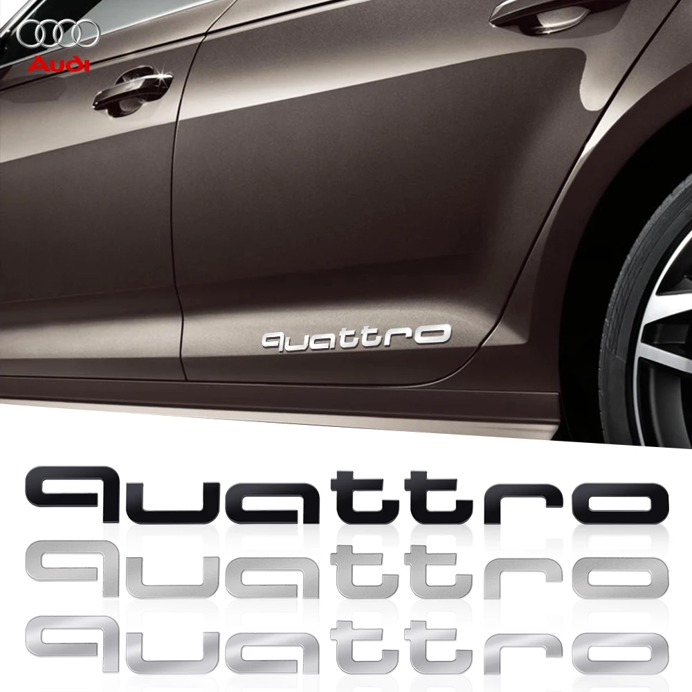 3D ABS Quattro Эмблема для кузова автомобиля Наклейка для заднего багажника для Audi S A3 A4 B8 8P 8V B6 A5 A6 C7 Q5 B9 B7 C6 A1 Q7 Q3 TT
3D ABS Quattro Эмблема для кузова автомобиля Наклейка для заднего багажника для Audi S A3 A4 B8 8P 8V B6 A5 A6 C7 Q5 B9 B7 C6 A1 Q7 Q3 TT