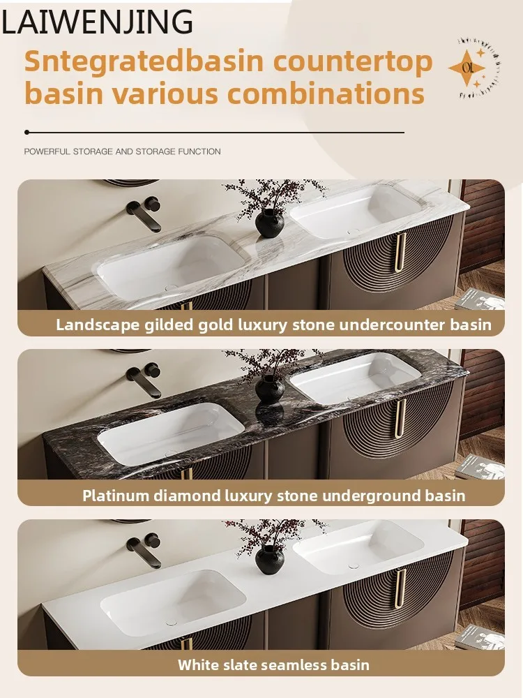 HLZ retro double basin bathroom cabinet combination natural luxury stone bathroom washstand
HLZ retro double basin bathroom cabinet combination natural luxury stone bathroom washstand