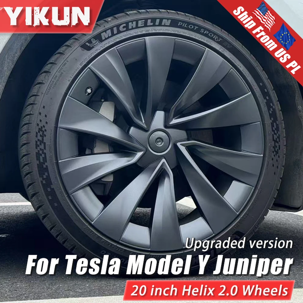 YIKUN 4PCS Hub Caps for Tesla Model Y Juniper 20-Inch Wheel Cover Performance Helix 2.0 Wheels hubcap Full Rim Accessories 2025
YIKUN 4PCS Hub Caps for Tesla Model Y Juniper 20-Inch Wheel Cover Performance Helix 2.0 Wheels hubcap Full Rim Accessories 2025