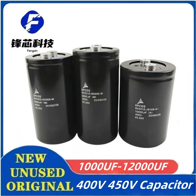 EPCOS Bolt Electrolytic Capacitor 400V 450V 1000UF 1500UF 2200UF 3300UF 3900UF 4700UF 5600UF 6800UF 8200UF 10000UF 12000UF
EPCOS Bolt Electrolytic Capacitor 400V 450V 1000UF 1500UF 2200UF 3300UF 3900UF 4700UF 5600UF 6800UF 8200UF 10000UF 12000UF