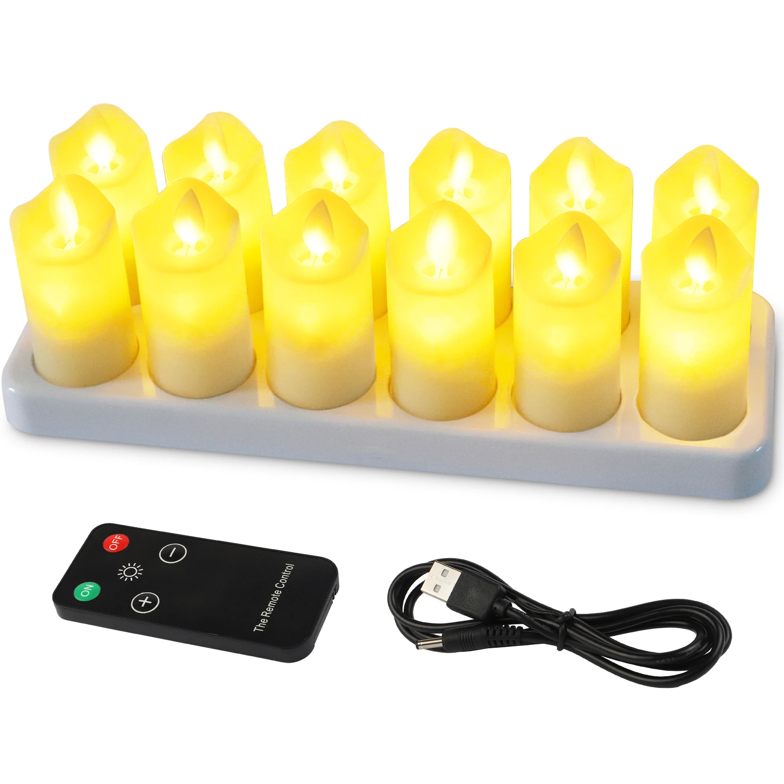 Flashing LED Candle Light Strip Remote Control Battery Powered Yellow Light for Home Decoration/Weddings/Parties/Christmas
Flashing LED Candle Light Strip Remote Control Battery Powered Yellow Light for Home Decoration/Weddings/Parties/Christmas