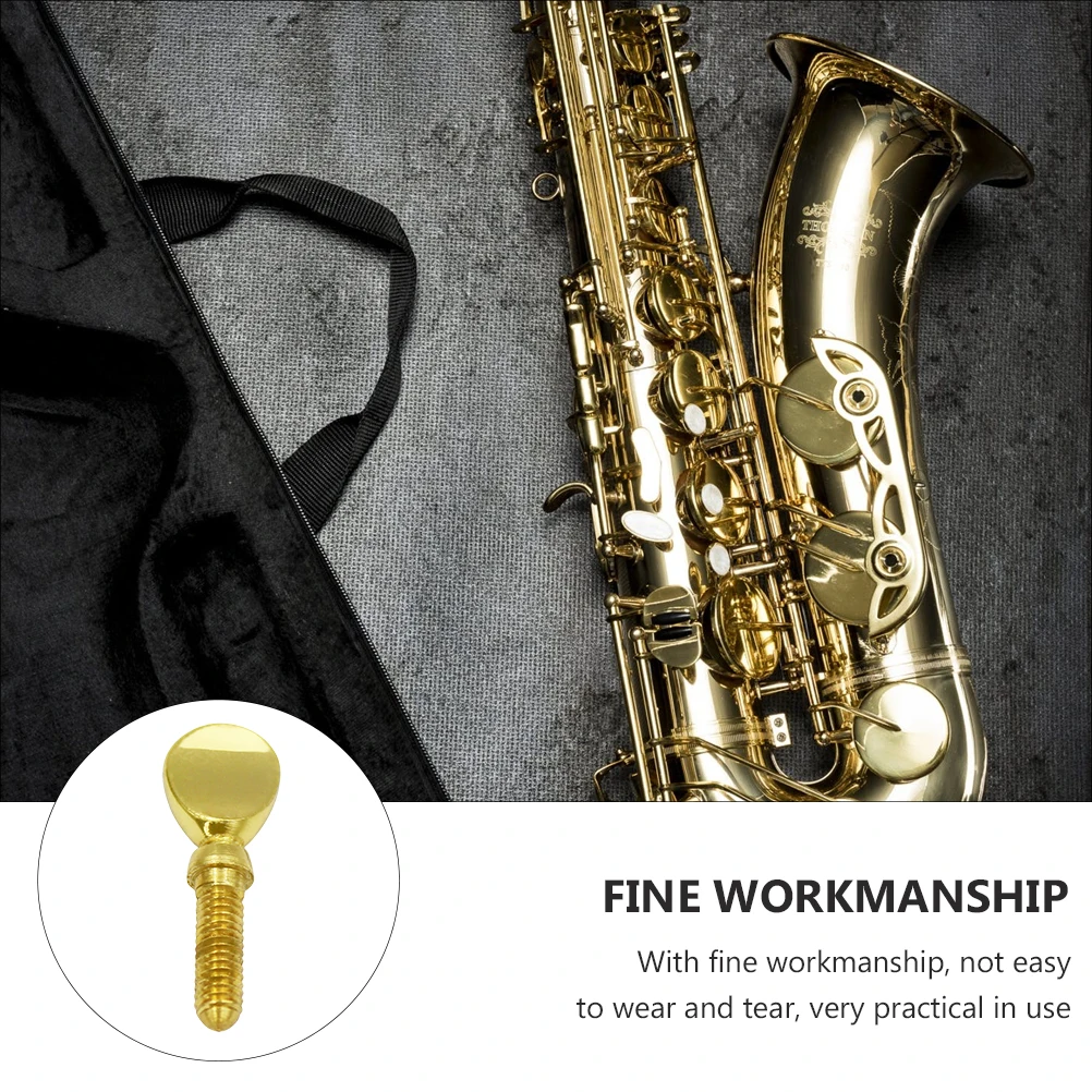 3 Pcs Saxophone Neck Screw Replacement Part Accessory Component Musical Instrument Mini Golden
3 Pcs Saxophone Neck Screw Replacement Part Accessory Component Musical Instrument Mini Golden