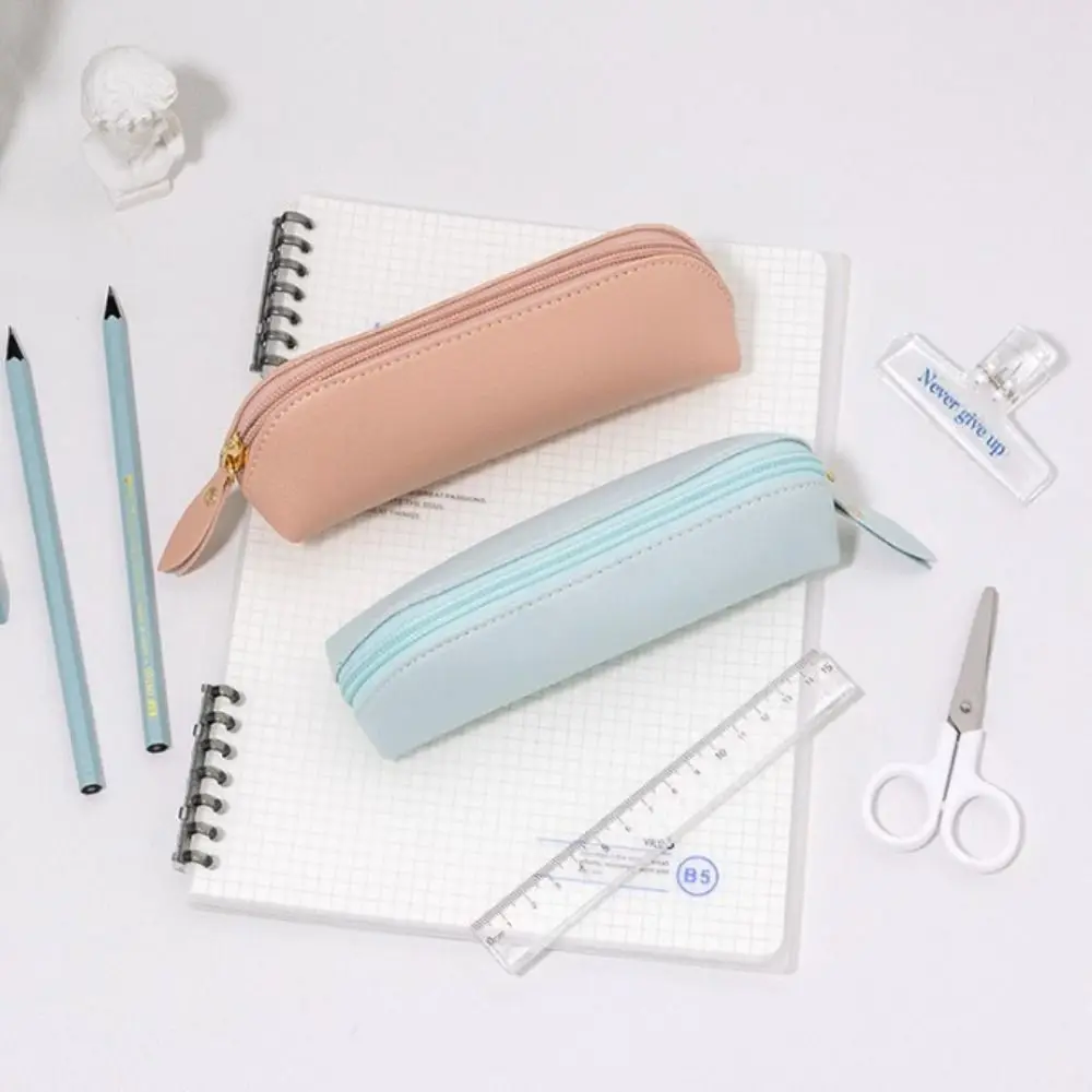 Zipper Vintage Leather Pencil Bag Protective Bag Large Capacity Pen Case Storage Bag Desktop Organizer Waterproof
Zipper Vintage Leather Pencil Bag Protective Bag Large Capacity Pen Case Storage Bag Desktop Organizer Waterproof