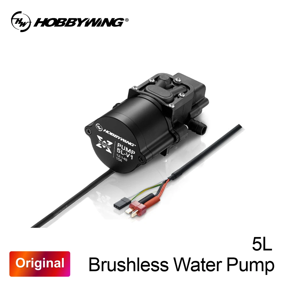 Hobbywing Original One-Piece Brushless Water Pump 5L Agricultural Drons Stable and Durable Long Service Life 500h IP67
Hobbywing Original One-Piece Brushless Water Pump 5L Agricultural Drons Stable and Durable Long Service Life 500h IP67