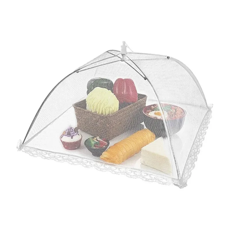 Food Covers Mesh Foldable Kitchen Anti Fly Mosquito Tent Dome Net Umbrella Picnic Protect Dish Cover Kitchen Accessories
Food Covers Mesh Foldable Kitchen Anti Fly Mosquito Tent Dome Net Umbrella Picnic Protect Dish Cover Kitchen Accessories
