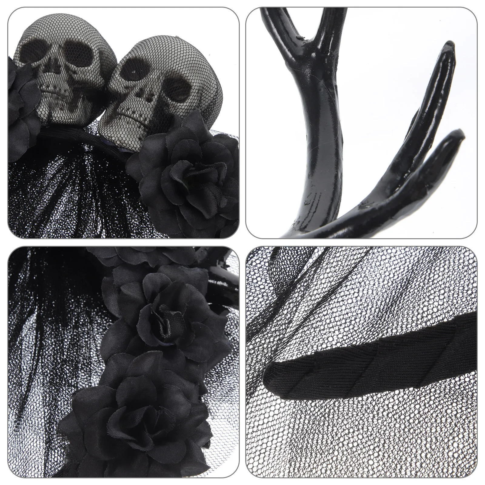 Gothic Antler Horns Plastic Cloth Comfortable Halloween Christmas Antler Headb Women Hair Accessories
Gothic Antler Horns Plastic Cloth Comfortable Halloween Christmas Antler Headb Women Hair Accessories