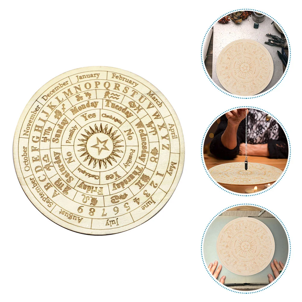 Wooden Divination Board Astrology Game Smooth Decorative Plate Exquisite Design Clear Carving Home Decoration Novelty
Wooden Divination Board Astrology Game Smooth Decorative Plate Exquisite Design Clear Carving Home Decoration Novelty