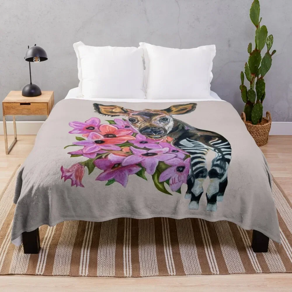 Baby Okapi Throw Blanket Camping Blankets Sofas Of Decoration funny gift Thermal Blankets
Baby Okapi Throw Blanket Camping Blankets Sofas Of Decoration funny gift Thermal Blankets