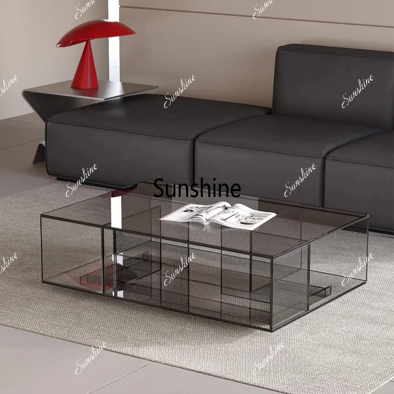 Living room high-end household tea table acrylic glass Italian minimalist tea table
Living room high-end household tea table acrylic glass Italian minimalist tea table