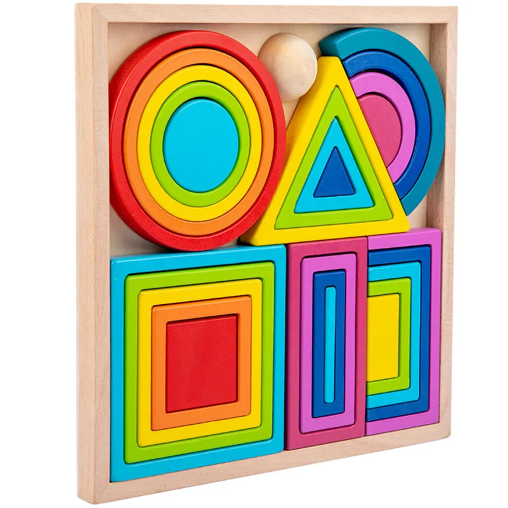 1Set Wooden Color Shape Sorting Puzzle for Toddlers 1-3 Years Early Educational Learning Game to Improve Hand-Eye Coordination
1Set Wooden Color Shape Sorting Puzzle for Toddlers 1-3 Years Early Educational Learning Game to Improve Hand-Eye Coordination