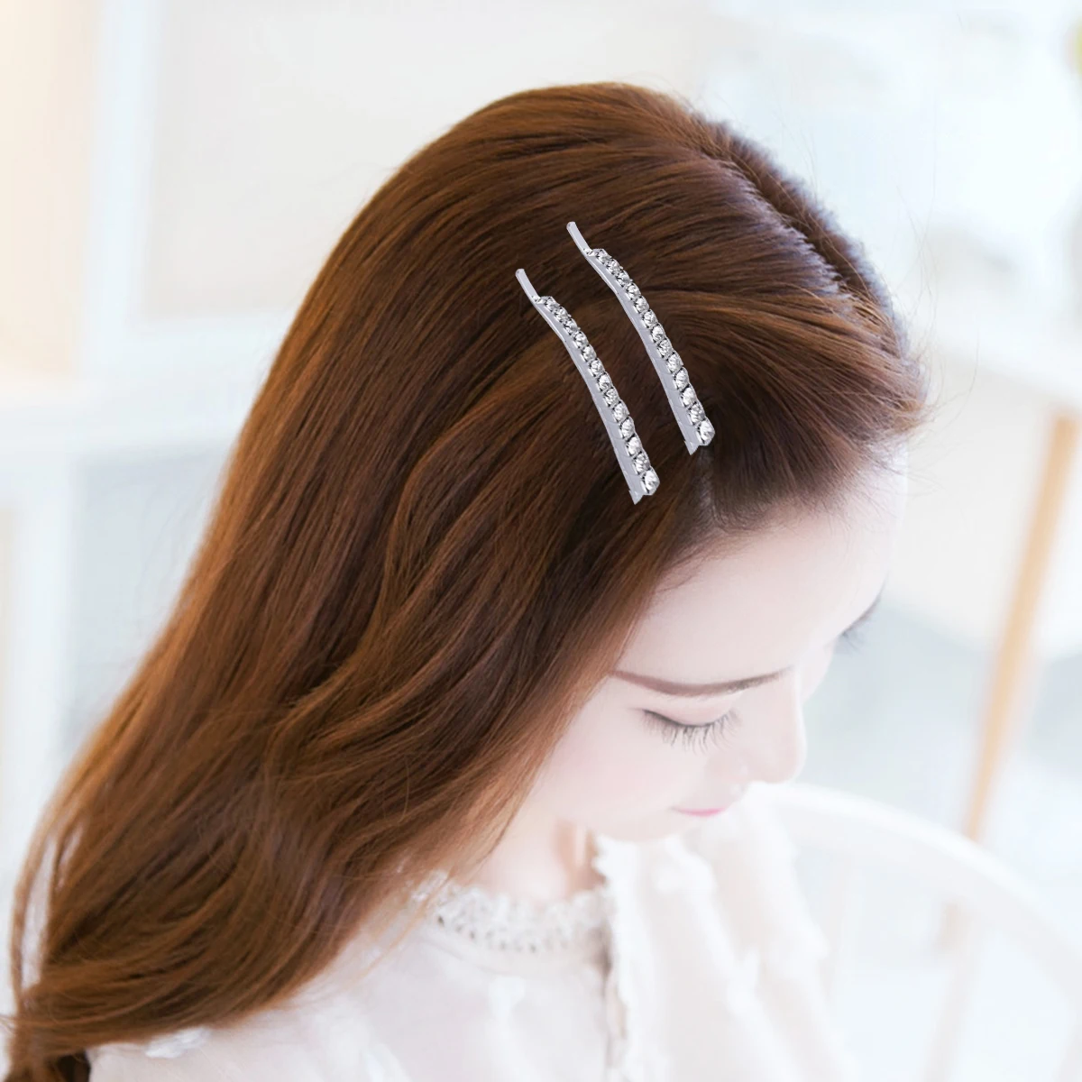 12 Pcs Rhinestone Bobby Pins for Hair Clip Clips Lady's Hairpin Temperament Women's
12 Pcs Rhinestone Bobby Pins for Hair Clip Clips Lady's Hairpin Temperament Women's