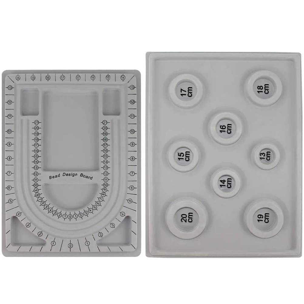 2pcs Necklace Design Plate Bead Board Tray for Making Bracelet Jewelry Grey Plastic Tools Beading Accessories
2pcs Necklace Design Plate Bead Board Tray for Making Bracelet Jewelry Grey Plastic Tools Beading Accessories