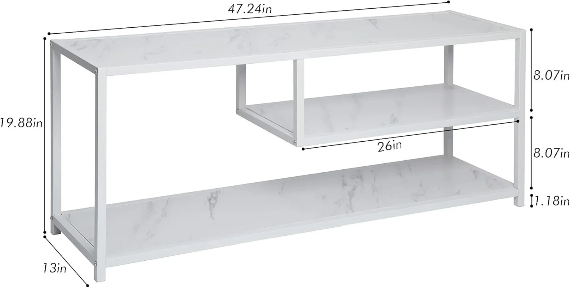 TV Stand for 50-55 Inch TV, Entertainment Center with Storage, Wood TV Console for Living Room, TV Cabinet with Metal Frame
TV Stand for 50-55 Inch TV, Entertainment Center with Storage, Wood TV Console for Living Room, TV Cabinet with Metal Frame