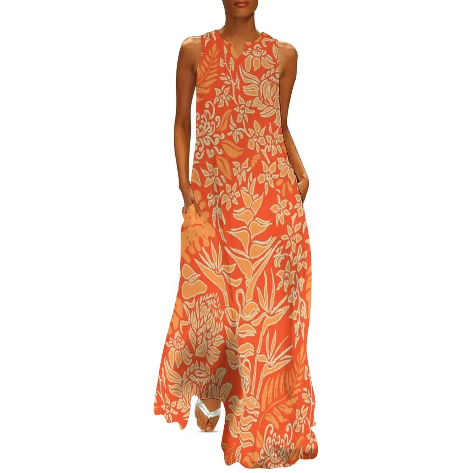 Kauai Morning Hawaiian Protea Floral - Papaya Long Dress dress for women 2025 birthday dress Dresses gala
Kauai Morning Hawaiian Protea Floral - Papaya Long Dress dress for women 2025 birthday dress Dresses gala