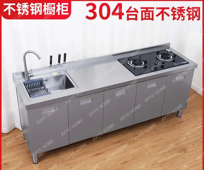 A11 Kitchen stainless steel 304 countertop workbench stove operation storage sink integrated cabinet
A11 Kitchen stainless steel 304 countertop workbench stove operation storage sink integrated cabinet