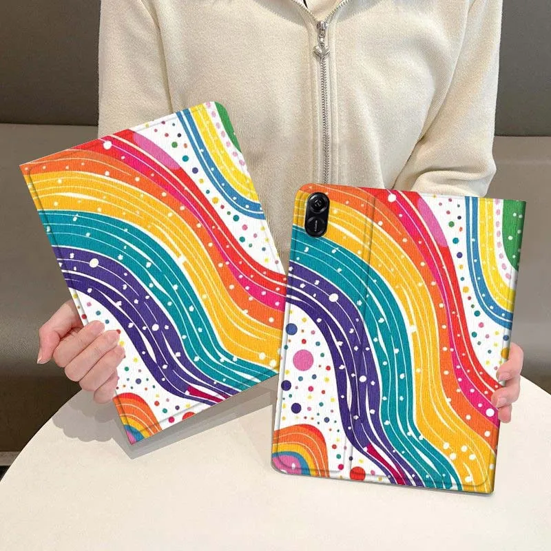 Чехол с радужным волнистым узором для Honor Magic Pad 6 7 X8 V6 V7 Pro V8 X9 8 V8 9 13 X8a 2 V9 GT X9a X9 GT2 13,3-дюймовый планшет
Чехол с радужным волнистым узором для Honor Magic Pad 6 7 X8 V6 V7 Pro V8 X9 8 V8 9 13 X8a 2 V9 GT X9a X9 GT2 13,3-дюймовый планшет