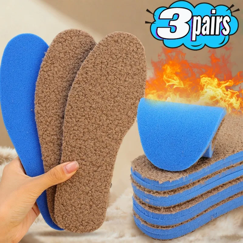 1-3pairs Plush Winter Insoles Sheep Fleece Warm Shoe Pads for Men Women Thermal Heat Soft Anti Odor Breathable Insoles Shoe Pads
1-3pairs Plush Winter Insoles Sheep Fleece Warm Shoe Pads for Men Women Thermal Heat Soft Anti Odor Breathable Insoles Shoe Pads