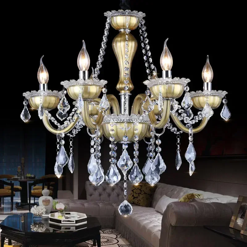 European Crystal Chandelier Living Room Bedroom Dining Room Crystal Light Simple Creative Decorative Lights
European Crystal Chandelier Living Room Bedroom Dining Room Crystal Light Simple Creative Decorative Lights