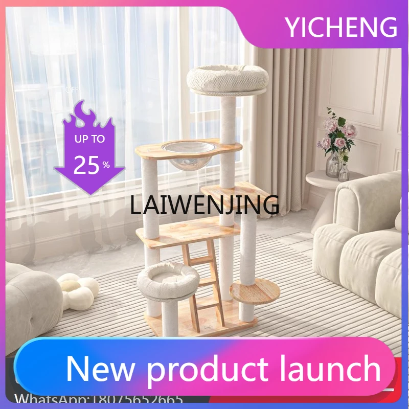 LYY cat climbing frame nest tree integrated solid wood cat frame wooden lacquered space bowl nest
LYY cat climbing frame nest tree integrated solid wood cat frame wooden lacquered space bowl nest