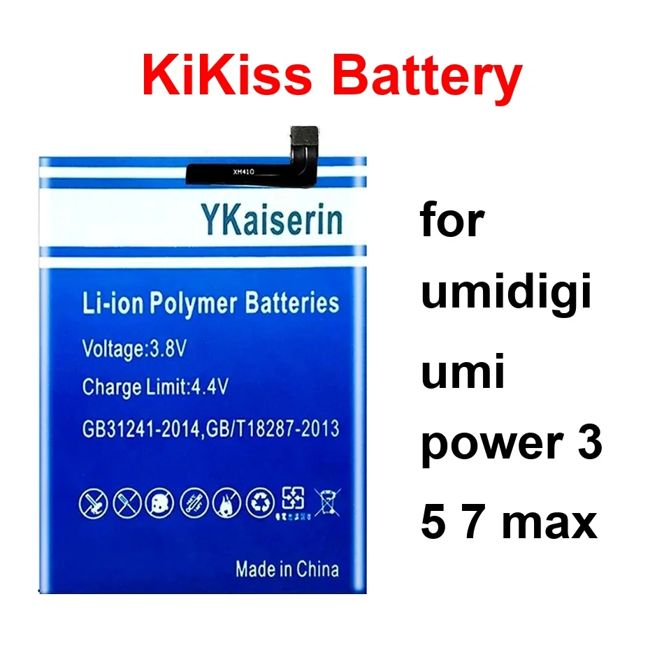 Высокоэффективный аккумулятор для мобильных телефонов 6000-12000 мАч для Umidigi Umi Power 3 5 7 Max
Высокоэффективный аккумулятор для мобильных телефонов 6000-12000 мАч для Umidigi Umi Power 3 5 7 Max