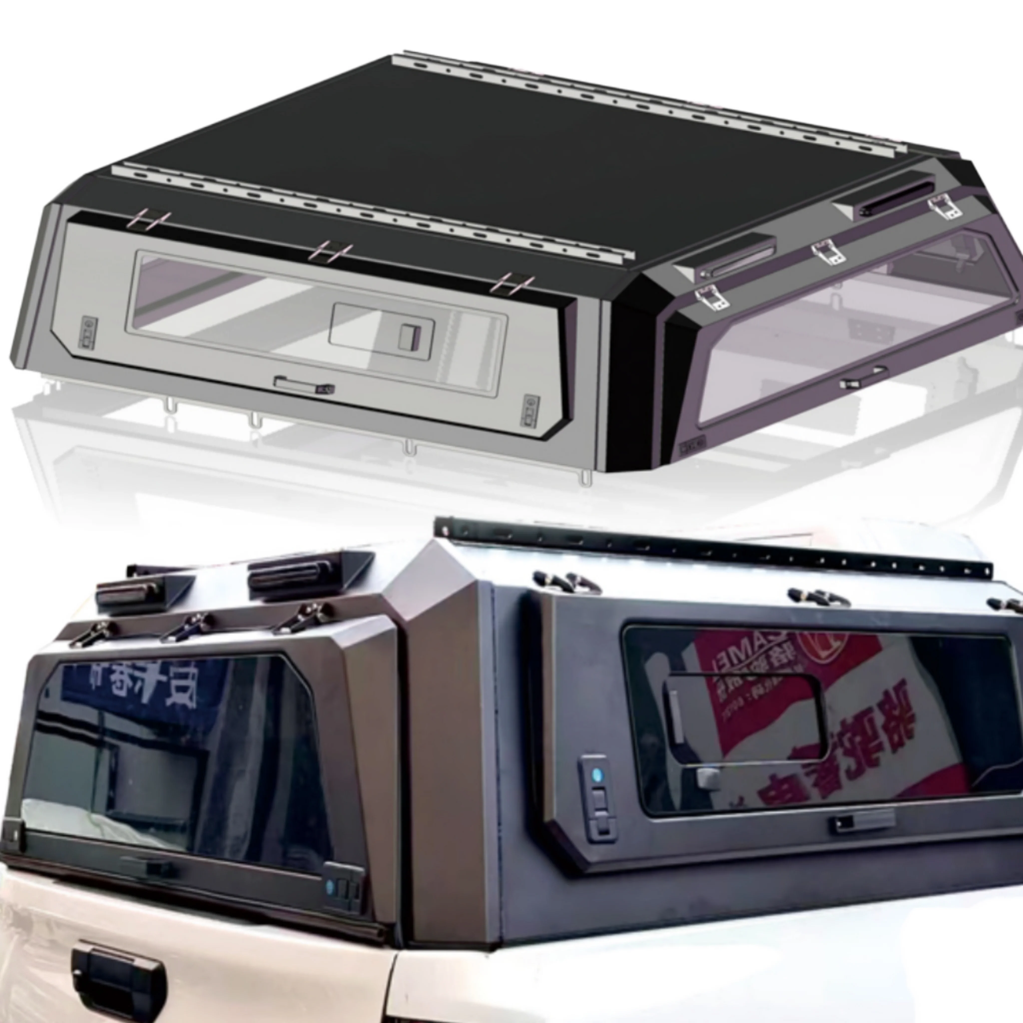 Manual Waterproof Locking Aluminum Alloy Pickup Truck Canopy with Hard Cover for Commercial & Outdoor Use
Manual Waterproof Locking Aluminum Alloy Pickup Truck Canopy with Hard Cover for Commercial & Outdoor Use