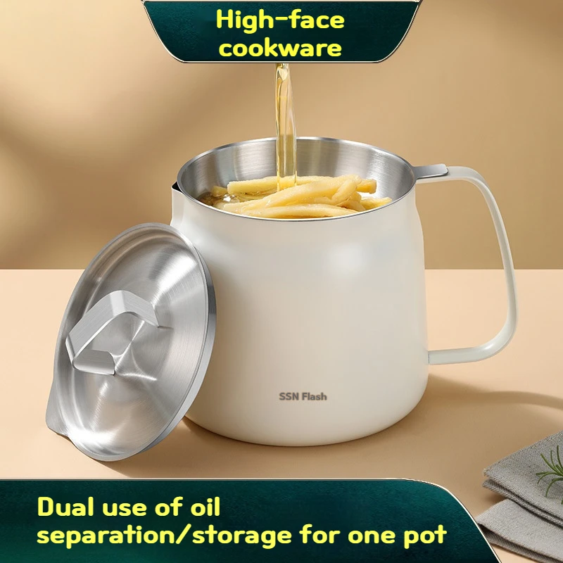 304 Stainless Steel Oil Bottle, Oil Purifier, Oil Storage Tank, Leakage Proof, Household, One Person Eating Small Pot
304 Stainless Steel Oil Bottle, Oil Purifier, Oil Storage Tank, Leakage Proof, Household, One Person Eating Small Pot