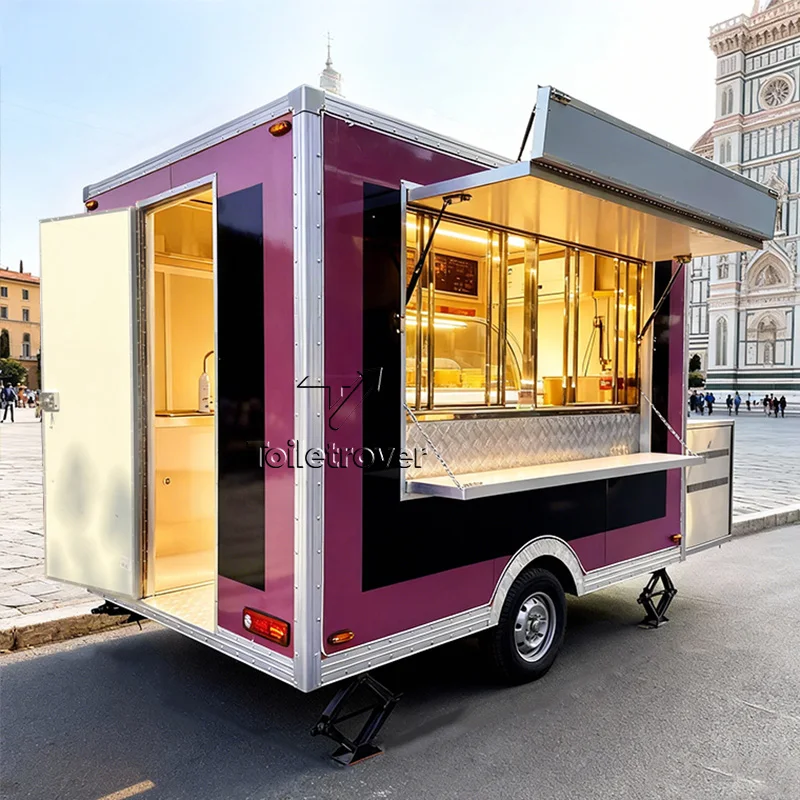Outdoor Mobile Food Truck Trailer Fully Equipped Food Trailer Coffee Custom Full Kitchen Food Truck Made in China
Outdoor Mobile Food Truck Trailer Fully Equipped Food Trailer Coffee Custom Full Kitchen Food Truck Made in China