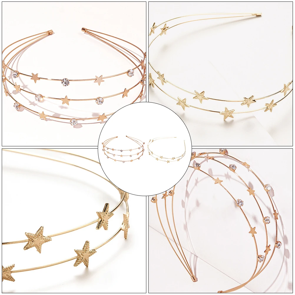 2Pcs Pentagram Hairband Five-pointed Star Women Hair Decor Accessory for Party Carnival Cosplay Holiday Christmas
2Pcs Pentagram Hairband Five-pointed Star Women Hair Decor Accessory for Party Carnival Cosplay Holiday Christmas
