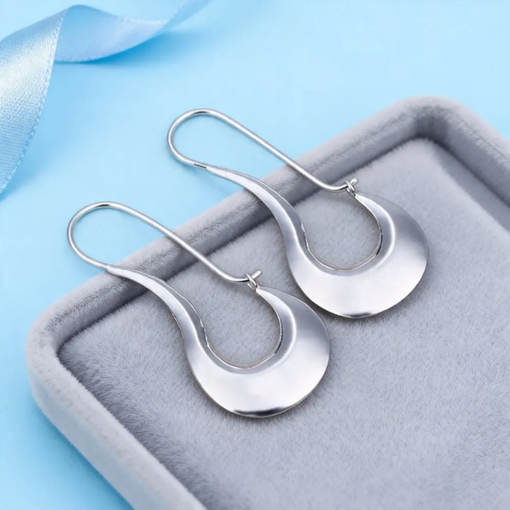 925 Sterling Silver Classic Drop Earrings Charm for Women Jewelry Fashion Wedding Engagement Party Gift Lady
925 Sterling Silver Classic Drop Earrings Charm for Women Jewelry Fashion Wedding Engagement Party Gift Lady