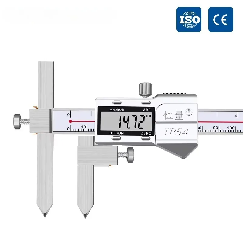 IP54 Stainless Steel Center Distance Digital Caliper 5-300mm 0.01mm Resolution ±0.03mm High Precision Measuring Tool
IP54 Stainless Steel Center Distance Digital Caliper 5-300mm 0.01mm Resolution ±0.03mm High Precision Measuring Tool