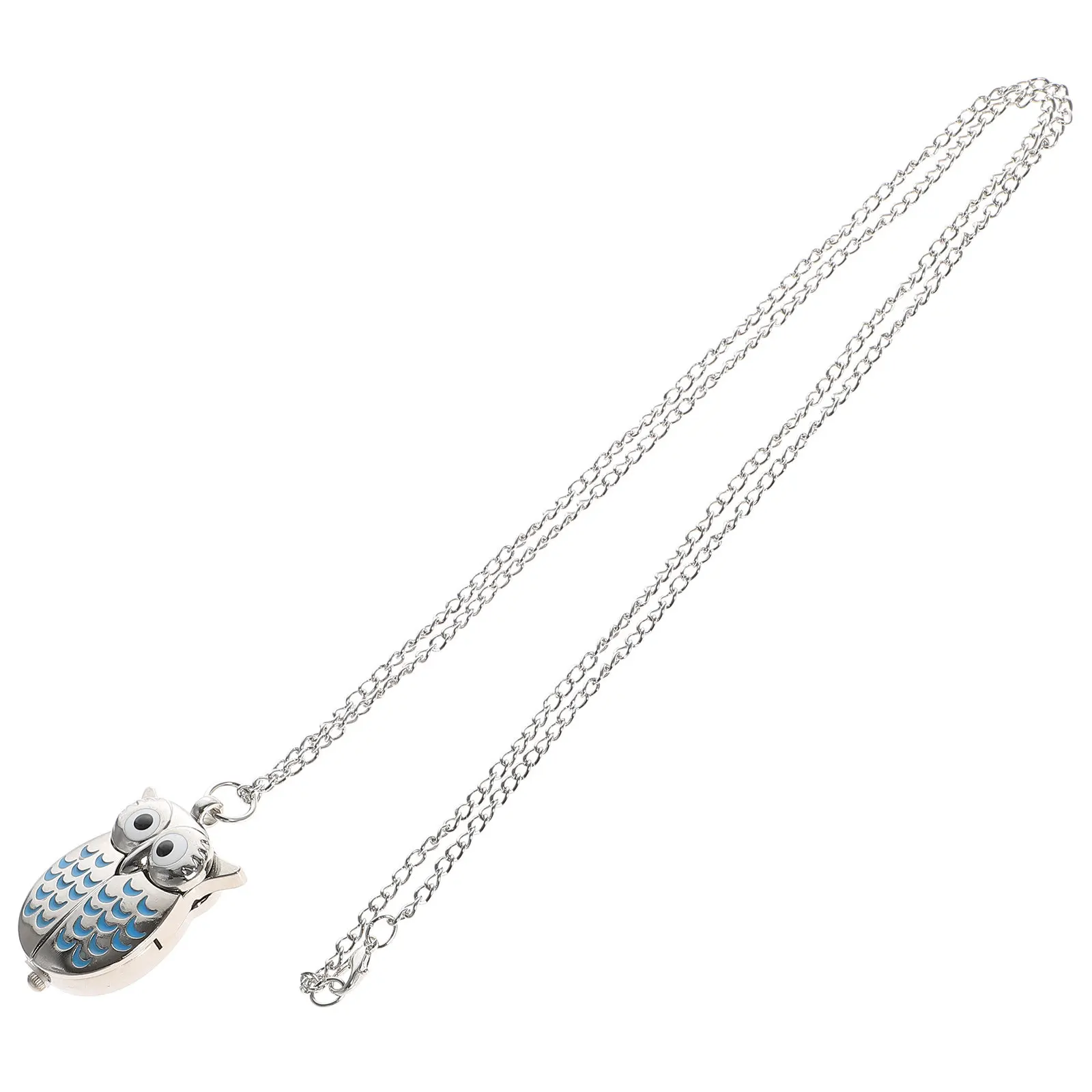 Cartoon Owl Pocket Watch Necklace Premium Quartz Analog Pendant Elegant Necklace for Daily Gift Xmas
Cartoon Owl Pocket Watch Necklace Premium Quartz Analog Pendant Elegant Necklace for Daily Gift Xmas