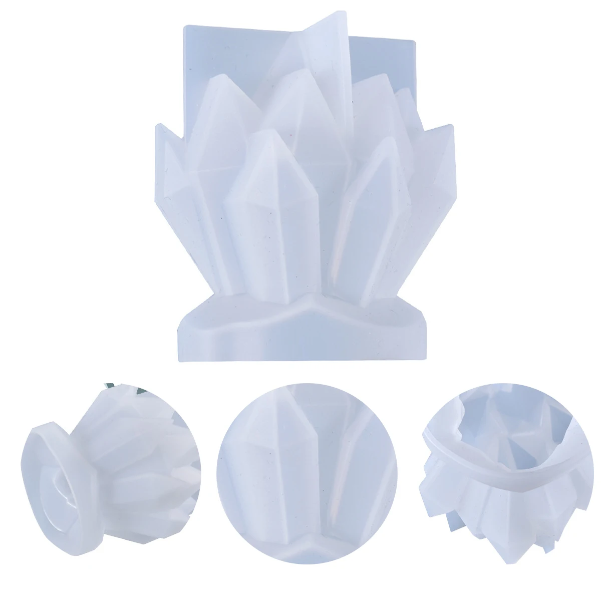 Crystal Epoxy Resin Mold Silicone Cluster Ornament Home Decor Crafts DIY Manual Art Flexible Molds Easy Clean Storage Epoxy
Crystal Epoxy Resin Mold Silicone Cluster Ornament Home Decor Crafts DIY Manual Art Flexible Molds Easy Clean Storage Epoxy