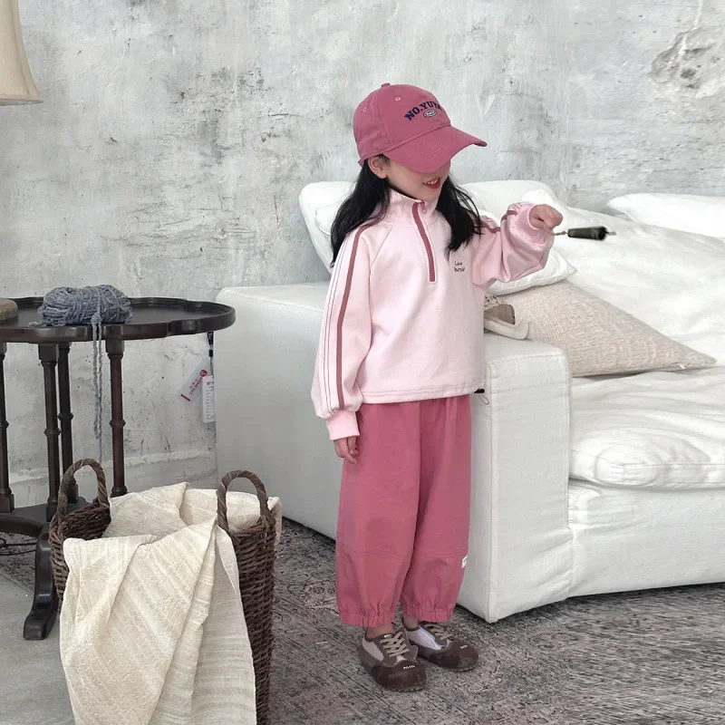 Girls Pants 2024 Autumn New Childrens Clothes Baby Girls Fashion Loose Bunched Feet Design Pants Casual Simple and Daily
Girls Pants 2024 Autumn New Childrens Clothes Baby Girls Fashion Loose Bunched Feet Design Pants Casual Simple and Daily