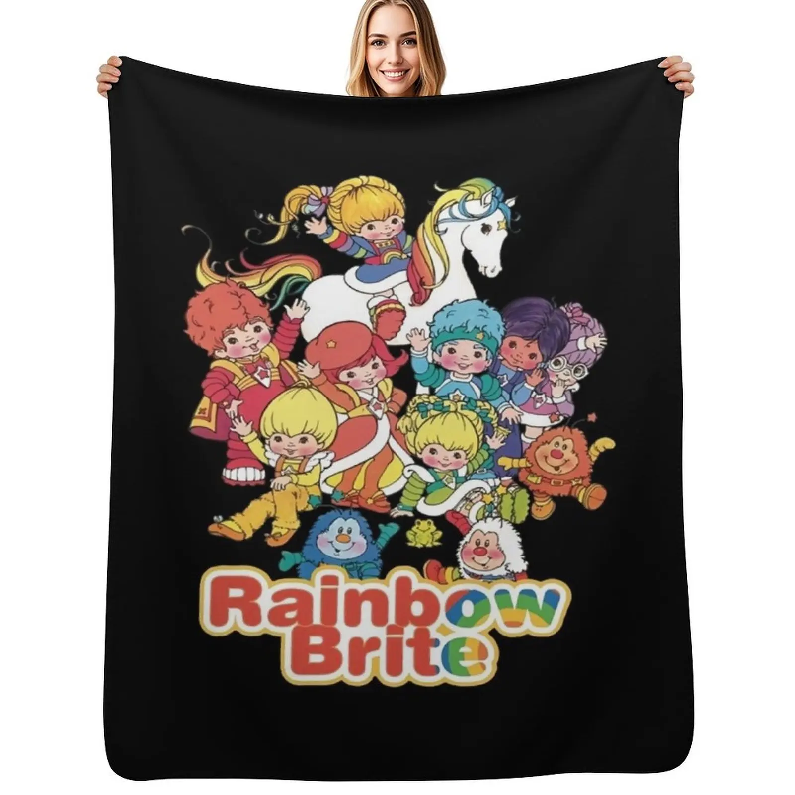 Rain.bow Brite Throw Blanket Cozy Light Blanket for Travel Camping Picnic
Rain.bow Brite Throw Blanket Cozy Light Blanket for Travel Camping Picnic
