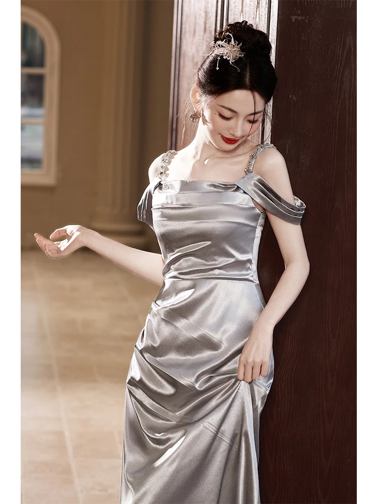Slimming One-oulder Evening Gown Women's Host 2025 New High-End Sensation Ball Luxury ature Dr Korean Sle Acrylic ...
Slimming One-oulder Evening Gown Women's Host 2025 New High-End Sensation Ball Luxury ature Dr Korean Sle Acrylic ...