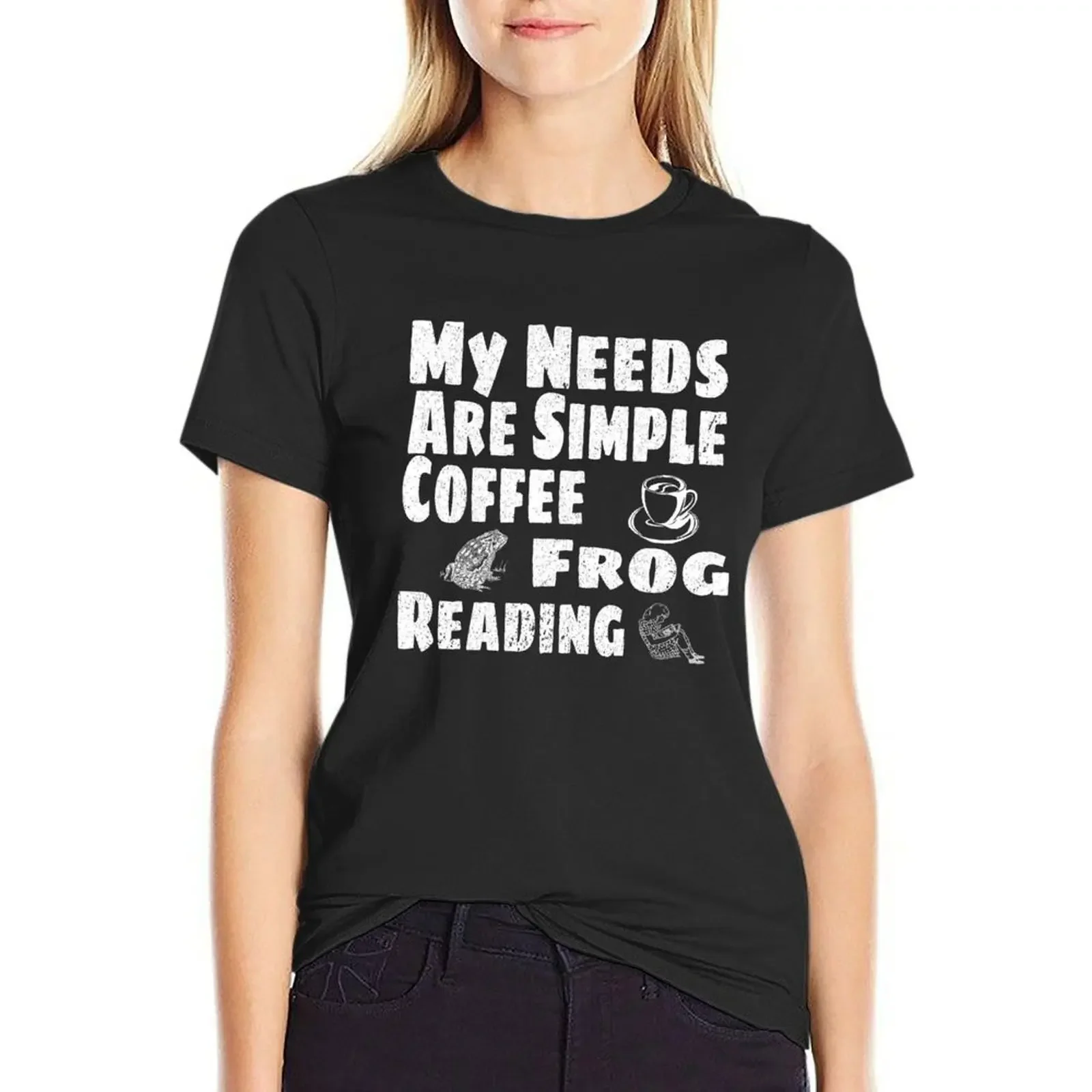 My Needs Are Simple Coffee Frog Reading , Funny Frog , Frog Gift, Lover, Cute T-Shirt quick-drying blacks Women tops
My Needs Are Simple Coffee Frog Reading , Funny Frog , Frog Gift, Lover, Cute T-Shirt quick-drying blacks Women tops