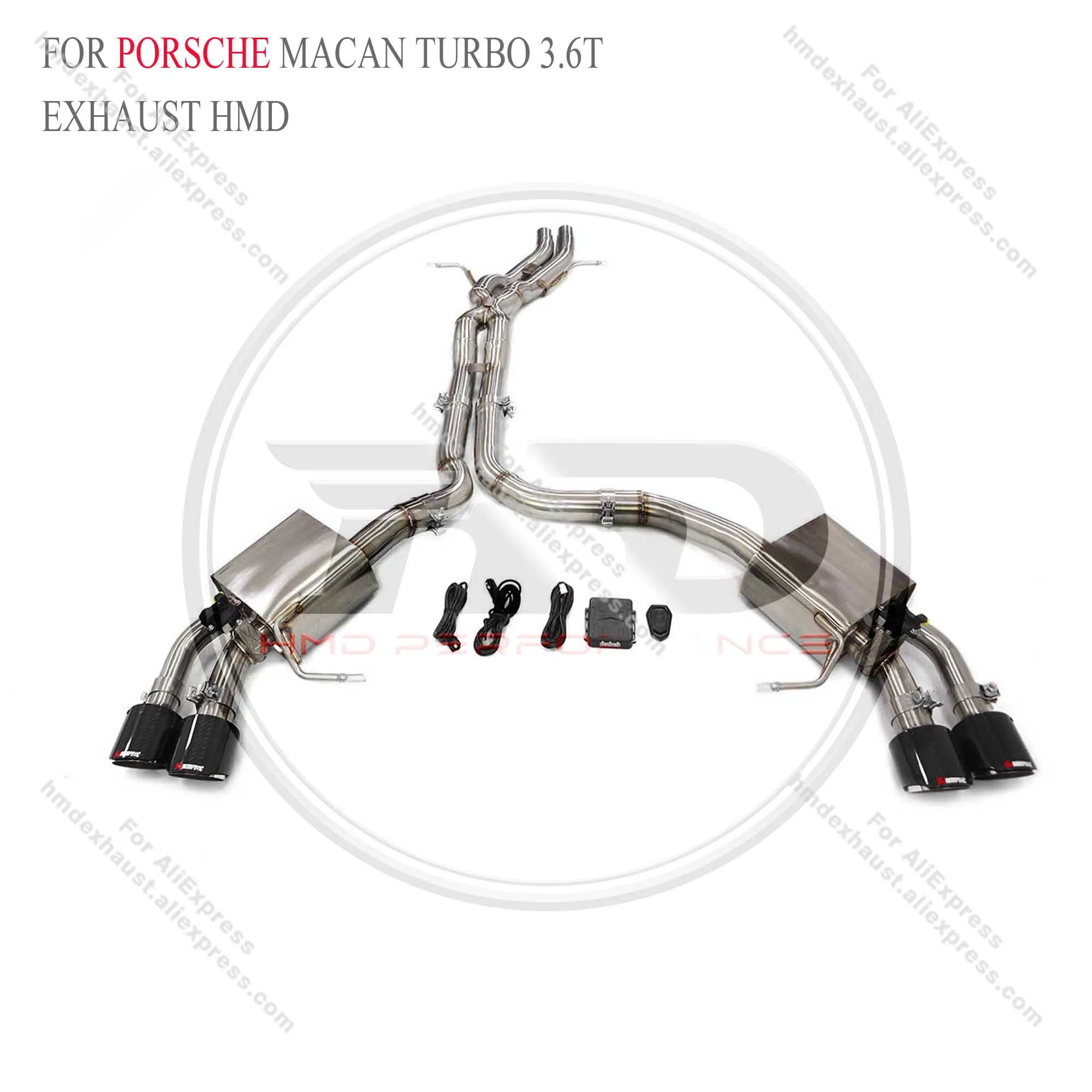 HMD catback for Porsche macan turbo 3.6T Stainless steel Exhaust System Performance with valve
HMD catback for Porsche macan turbo 3.6T Stainless steel Exhaust System Performance with valve