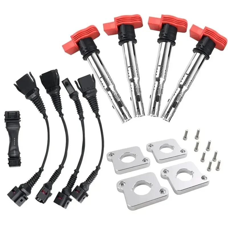 Ignition Coil ICM Harness 2.0T Full Set R8 Coilpack Plates Coil Pack Set For 97-99.5 For 1.8T B5 A4 (4 To 5 Contacts)
Ignition Coil ICM Harness 2.0T Full Set R8 Coilpack Plates Coil Pack Set For 97-99.5 For 1.8T B5 A4 (4 To 5 Contacts)