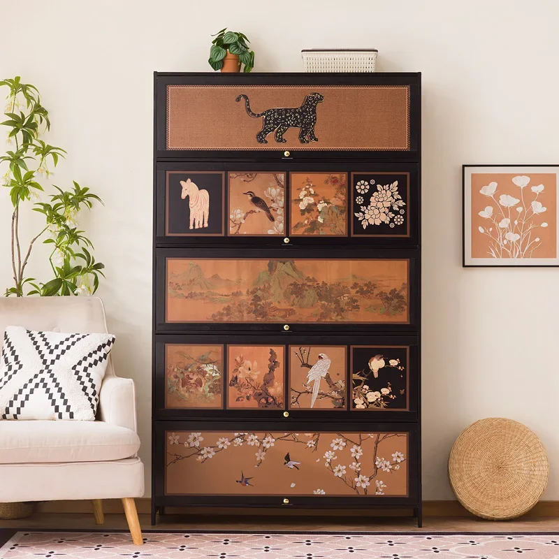 Multi-functional Multi-layer bookshelf Floor shelf Lattice cabinet Bamboo bookcase Locker Integrated storage cabinet
Multi-functional Multi-layer bookshelf Floor shelf Lattice cabinet Bamboo bookcase Locker Integrated storage cabinet