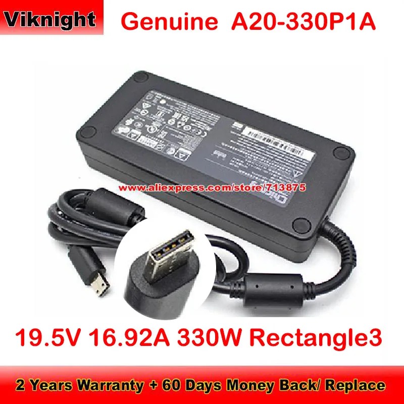 Genuine 330W Charger 19.5V 16.92A Ac Adapter A330A018P for Msi RAIDER GE76-12UHS GP66HX Chicony A20-330P1A Rectangle 3 Tip
Genuine 330W Charger 19.5V 16.92A Ac Adapter A330A018P for Msi RAIDER GE76-12UHS GP66HX Chicony A20-330P1A Rectangle 3 Tip