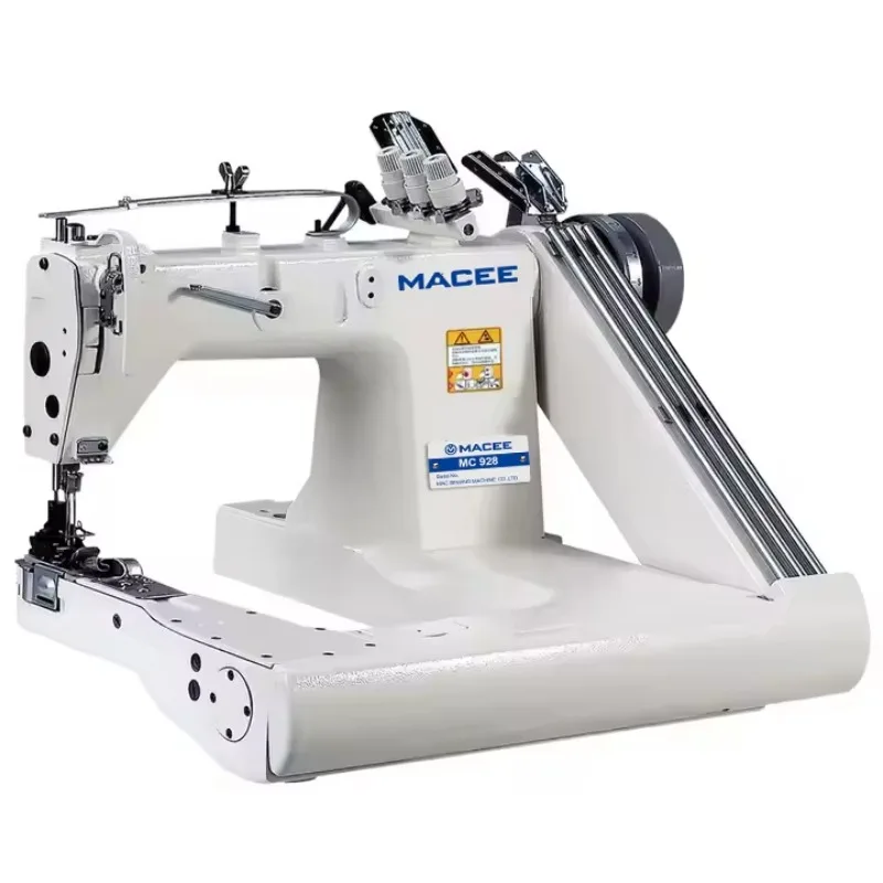 928 High Speed Three Needle Feed Off The Arm Chainstitch Sewing Machine
928 High Speed Three Needle Feed Off The Arm Chainstitch Sewing Machine