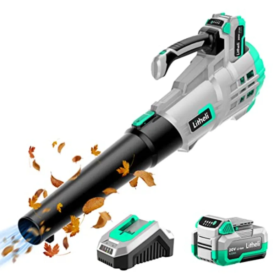 20V Cordless Leaf Blower 350 CFM 85 MPH Variable Speeds Electric Leaf Blower Battery Powered for Blowing Leaves Dust Snow 4.0 A
20V Cordless Leaf Blower 350 CFM 85 MPH Variable Speeds Electric Leaf Blower Battery Powered for Blowing Leaves Dust Snow 4.0 A
