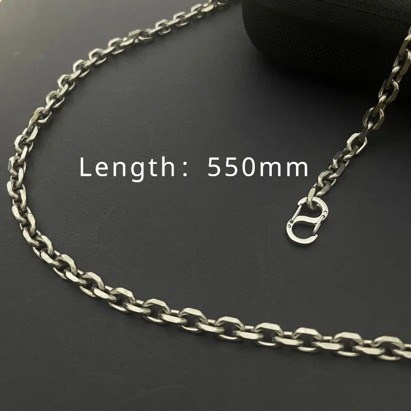 Pure Titanium Corner Chain Necklace 7mm Wide Ultra Light Anti Allergy Hip Hop Couple Chain Men's and Women's Necklace Long 500mm
Pure Titanium Corner Chain Necklace 7mm Wide Ultra Light Anti Allergy Hip Hop Couple Chain Men's and Women's Necklace Long 500mm