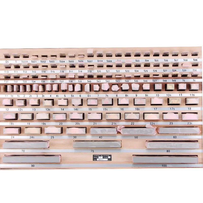 Shahe 122Pcs/Set 1 Grade 0 Grade Block Gauge Caliper Inspection Block Gauge Measuring Tools
Shahe 122Pcs/Set 1 Grade 0 Grade Block Gauge Caliper Inspection Block Gauge Measuring Tools
