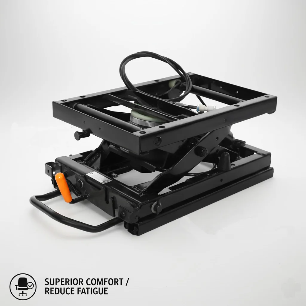 Heavy-Duty Air Suspension Base System Suitable for Construction Machinery, Excavators, Forklifts and Tractors.
Heavy-Duty Air Suspension Base System Suitable for Construction Machinery, Excavators, Forklifts and Tractors.