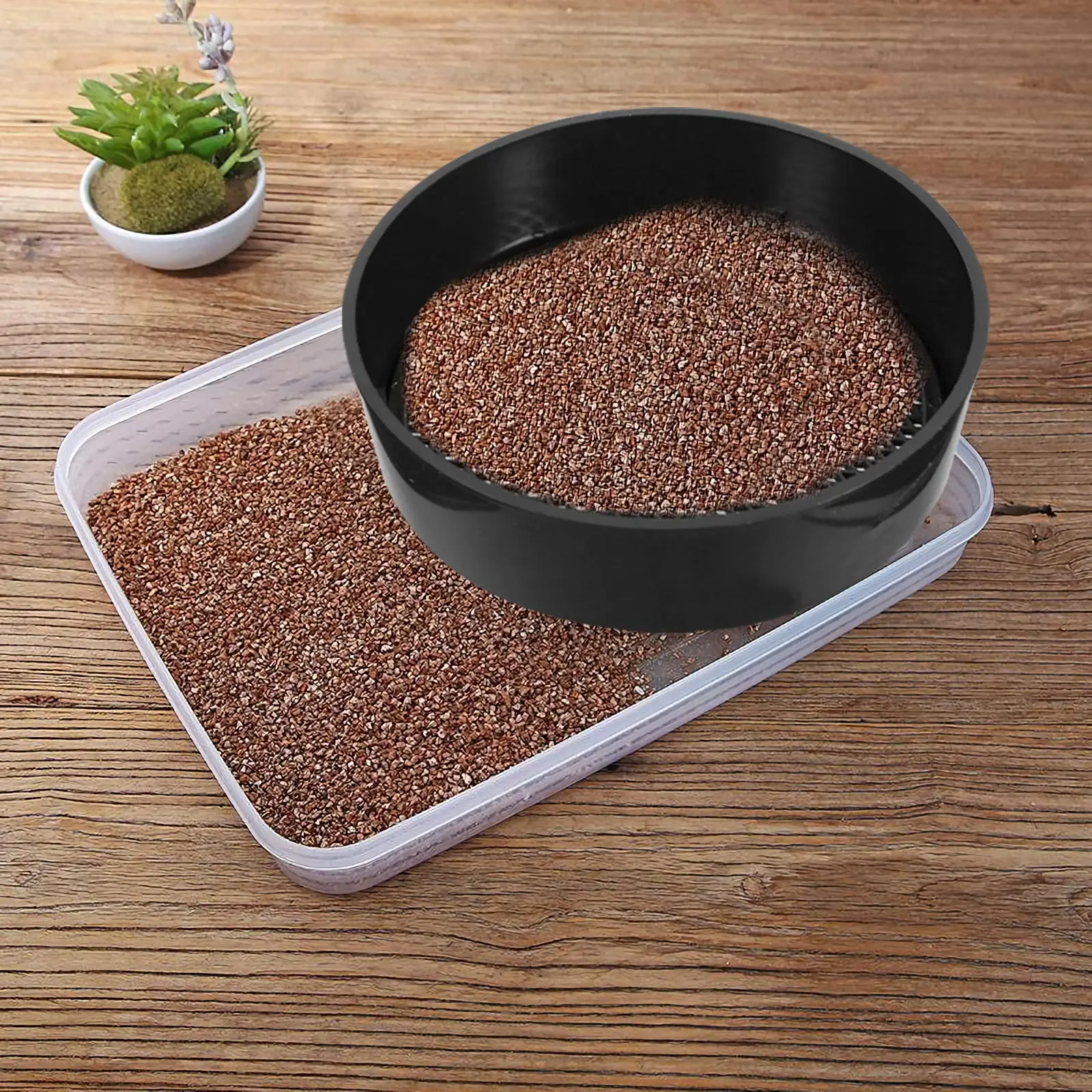 Soil Sieve Set Plastic Gardening Tool Balcony Mini Garden Fine Coarse Medium Screens Easy Storage Lightweight Compact Safe
Soil Sieve Set Plastic Gardening Tool Balcony Mini Garden Fine Coarse Medium Screens Easy Storage Lightweight Compact Safe