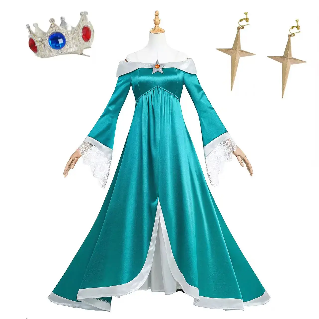 Rosalina Cosplay Costume Halloween Carnival Party Blue Dress
Rosalina Cosplay Costume Halloween Carnival Party Blue Dress